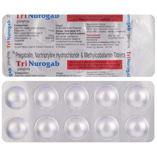 Tri Nurogab - Strip of 10 Tablets