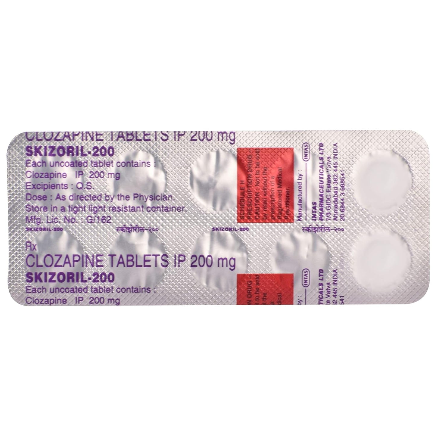 Skizoril-200 - Strip of 10 Tablets