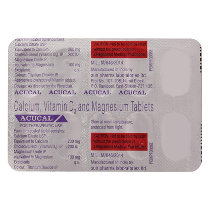 Acucal - Strip of 10 Tablets