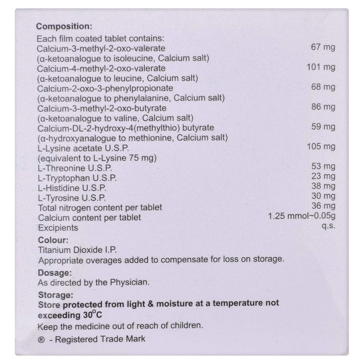 Aplazar - Strip of 10 Tablets