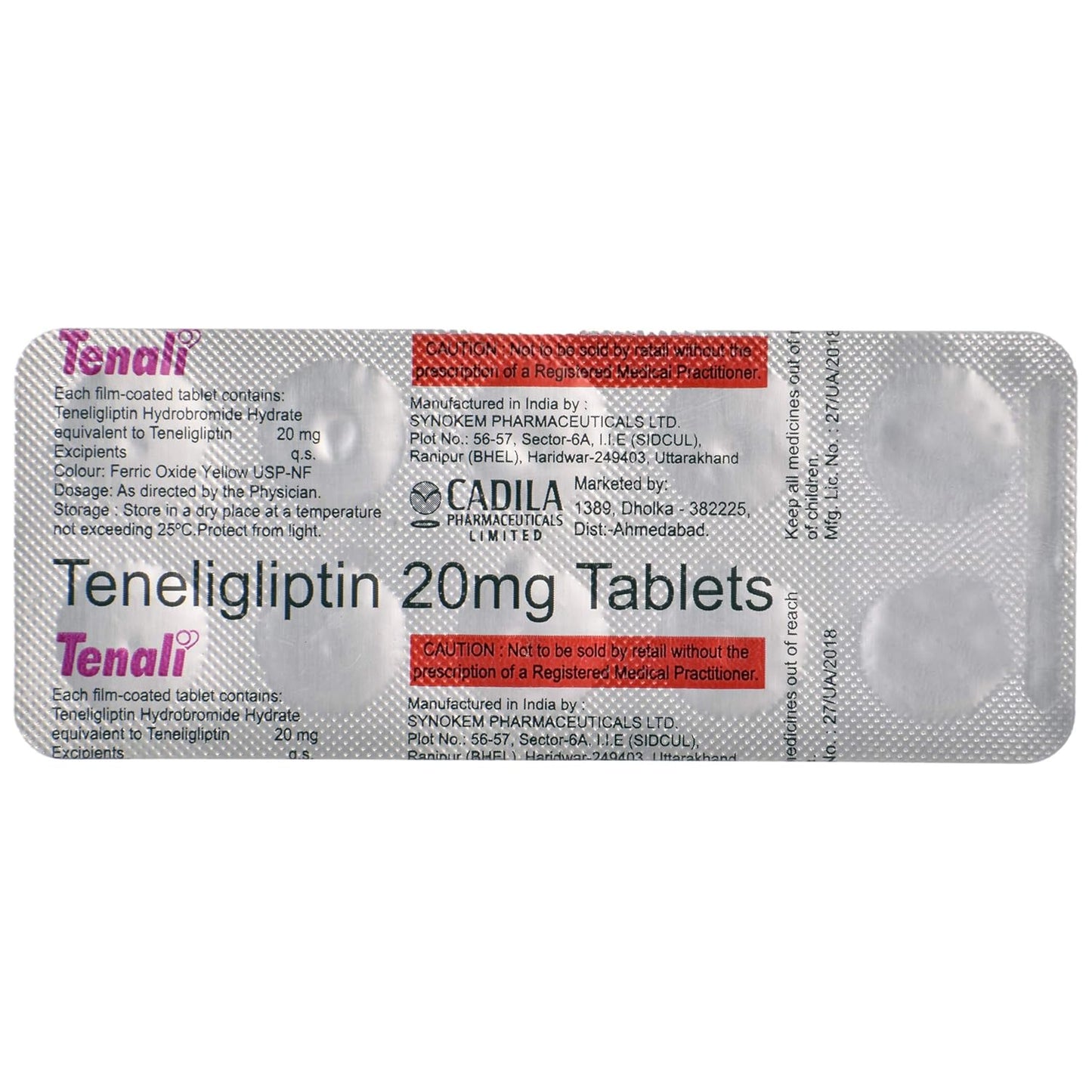 Tenali - Strip of 10 Tablets