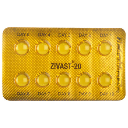 Zivast 20 - Strip of 10 Tablets