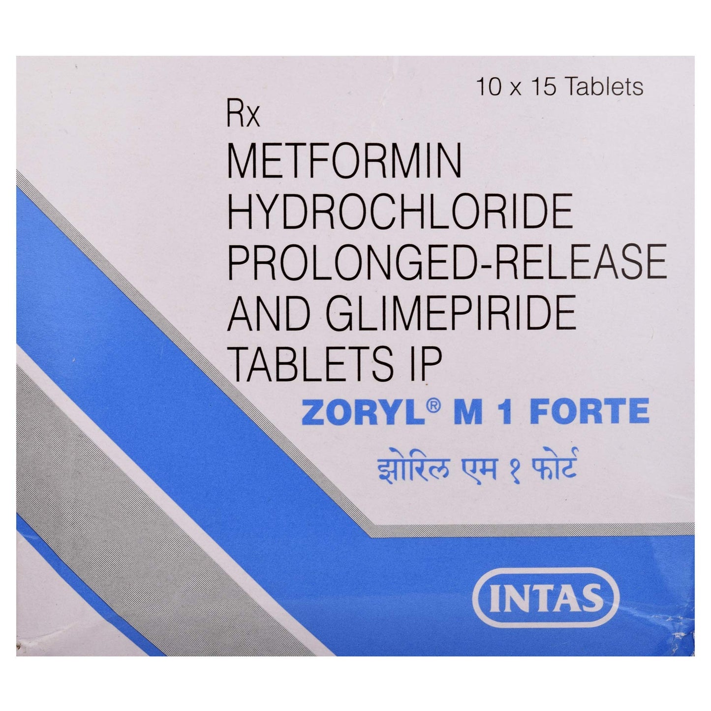 Zoryl M1 Forte - Bllister Strip of 15 Tablets