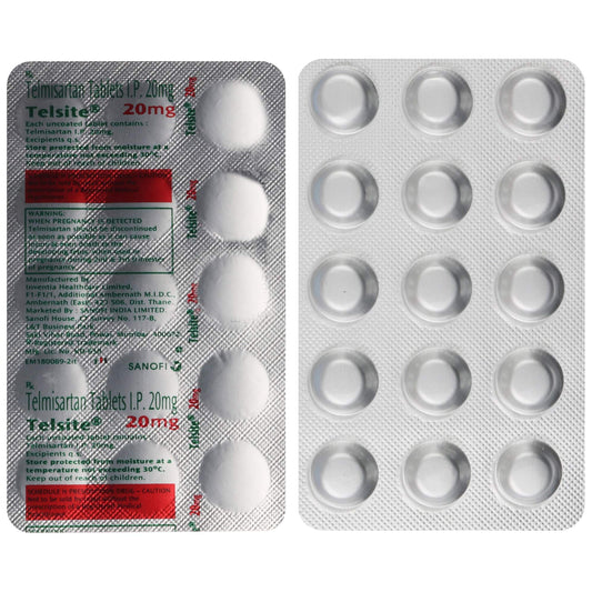 Telsite 20mg- Strip of 15 Tablets