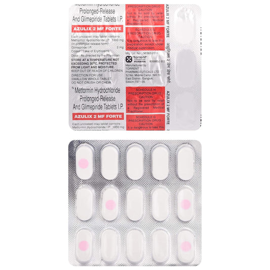 Azulix 2 MF Forte - Strip of 15 Tablets