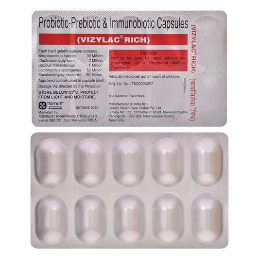 Vizylac Rich - Strip of 10 Capsules