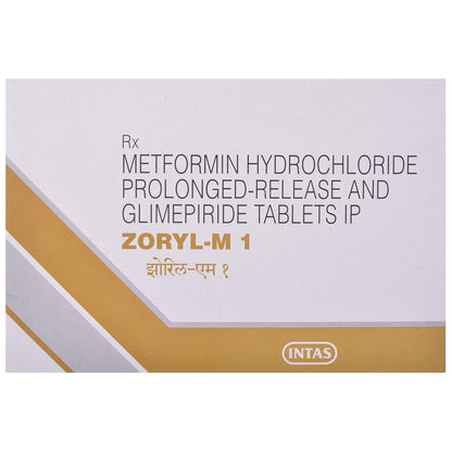 Zoryl-M 1 - Strip of 20 Tablets