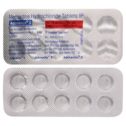 Admenta 5 - Strip of 10 Tablets