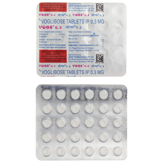 Vogs 0.3 - Strip of 30 Tablets