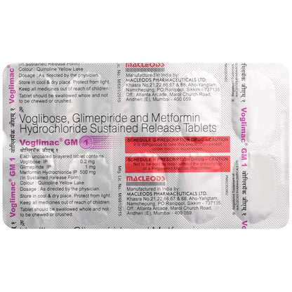 Voglimac GM 1 - Strip of 10 Tablets