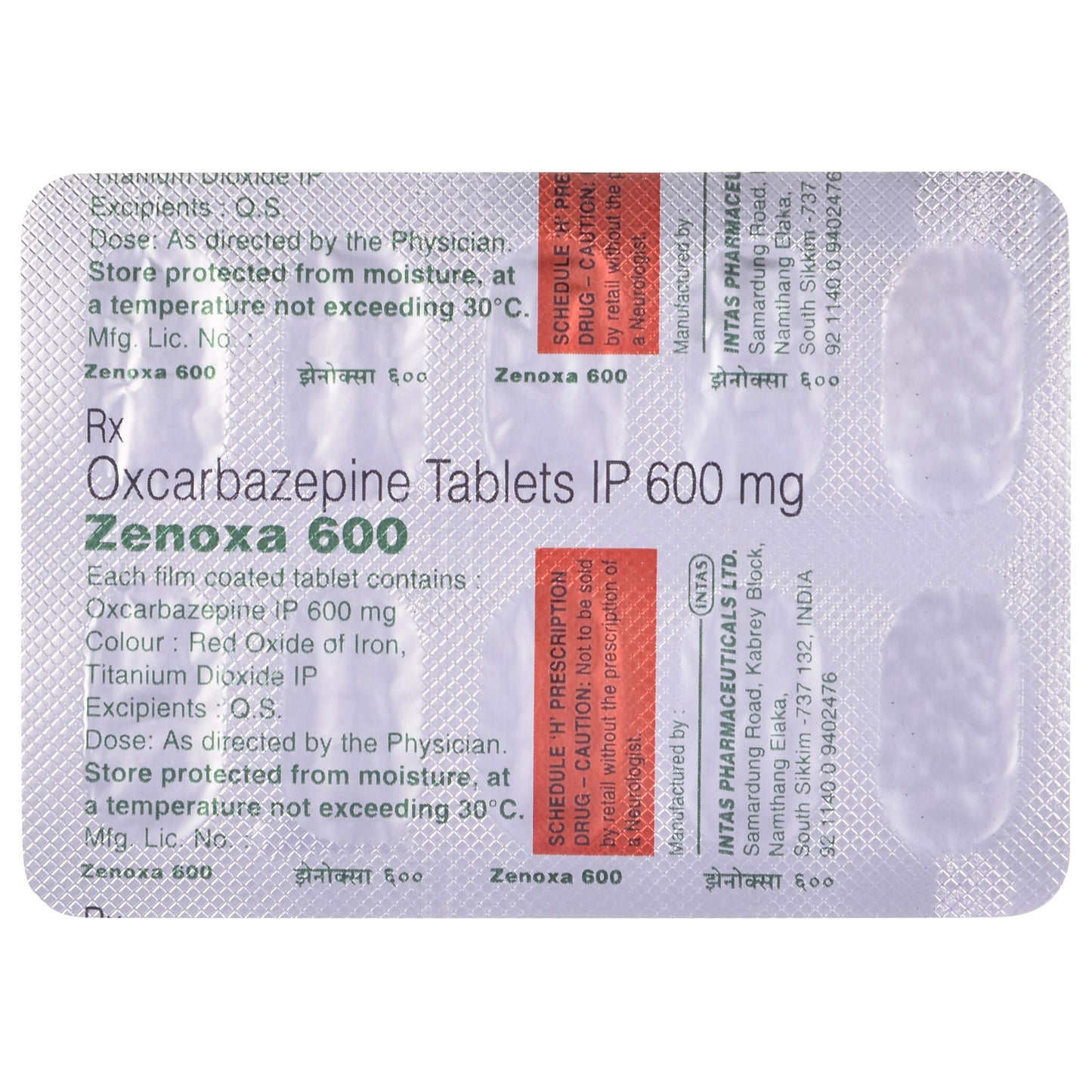 Zenoxa 600 - Strip of 10 Tablets