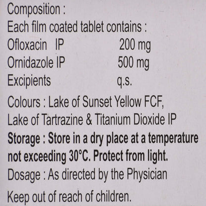 Zenflox-OZ - Strip of 10 Tablets