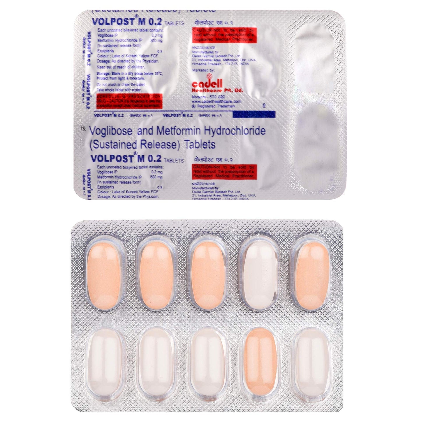 Volpost M 0.2 - Strip of 10 Tablets