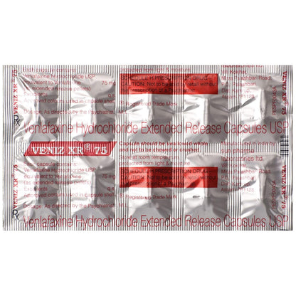 Veniz XR 75 - Strip of 10 Capsules