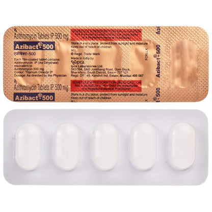 Azibact-500 - Strip of 5 Tablets