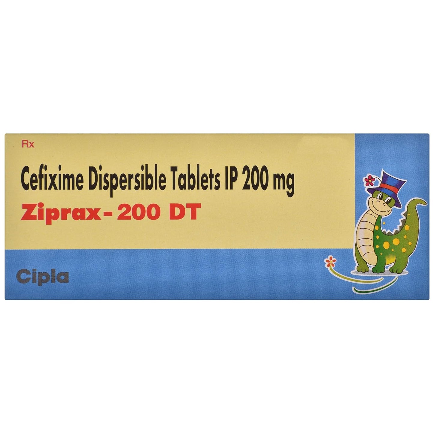 Ziprax-200 DT - Strip of 10 Tablets