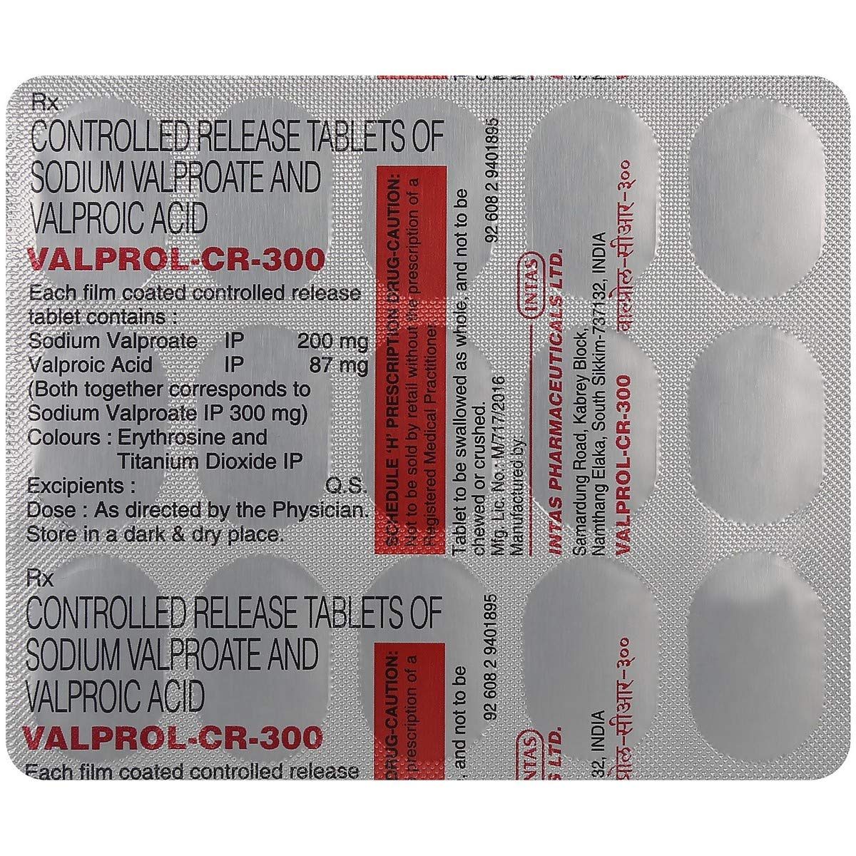 Valprol-CR-300 - Strip of 15 Tablets