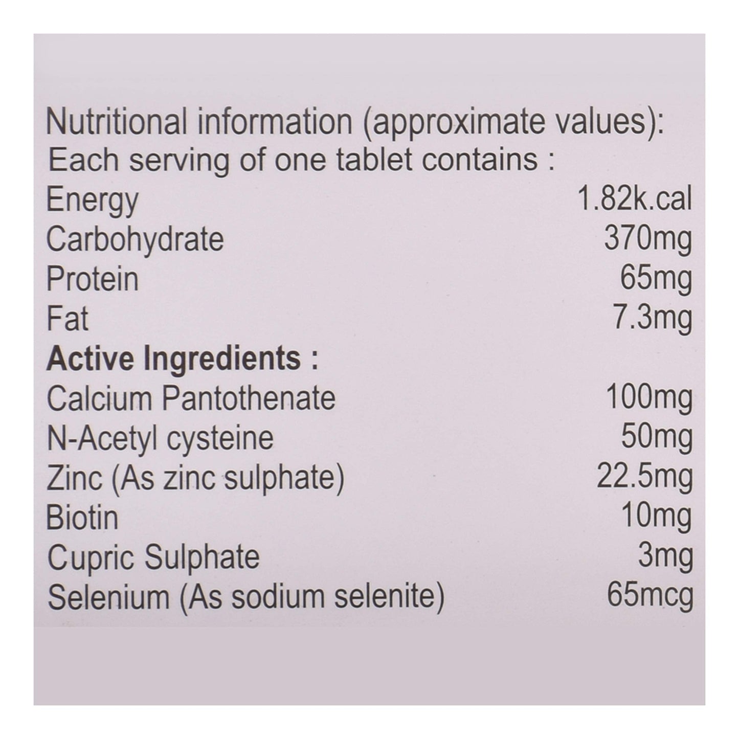 Trichoton Forte - Strip of 10 Tablets