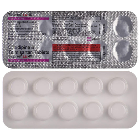 Telpres LN 40 - Strip of 10 Tablets