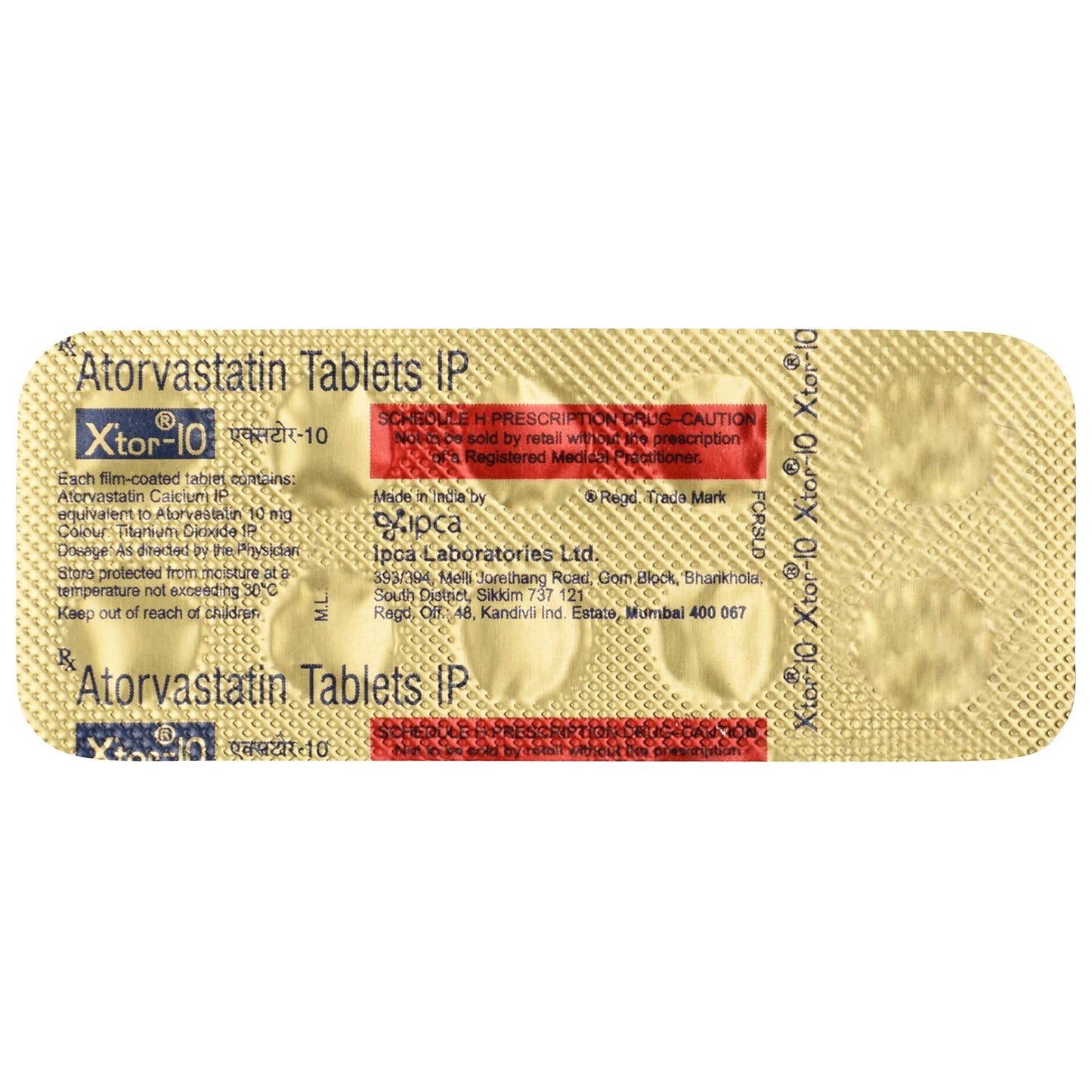 Xtor-10 - Strip of 10 Tablets