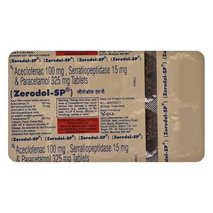 Zerodol SP - Strip of 10 Tablets