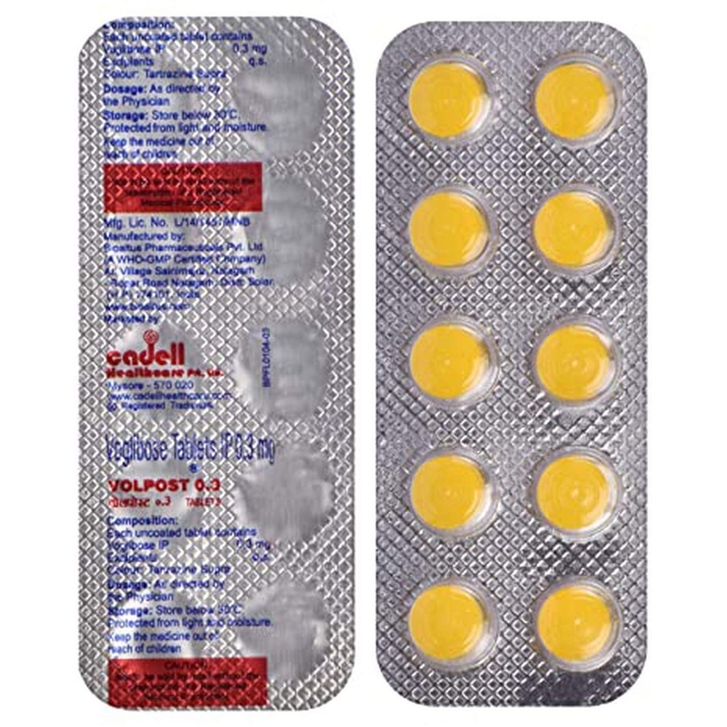 Volpost M 0.3 - Strip of 10 Tablets