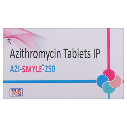 Azi-Smyle-250 - Strip of 6 Tablets