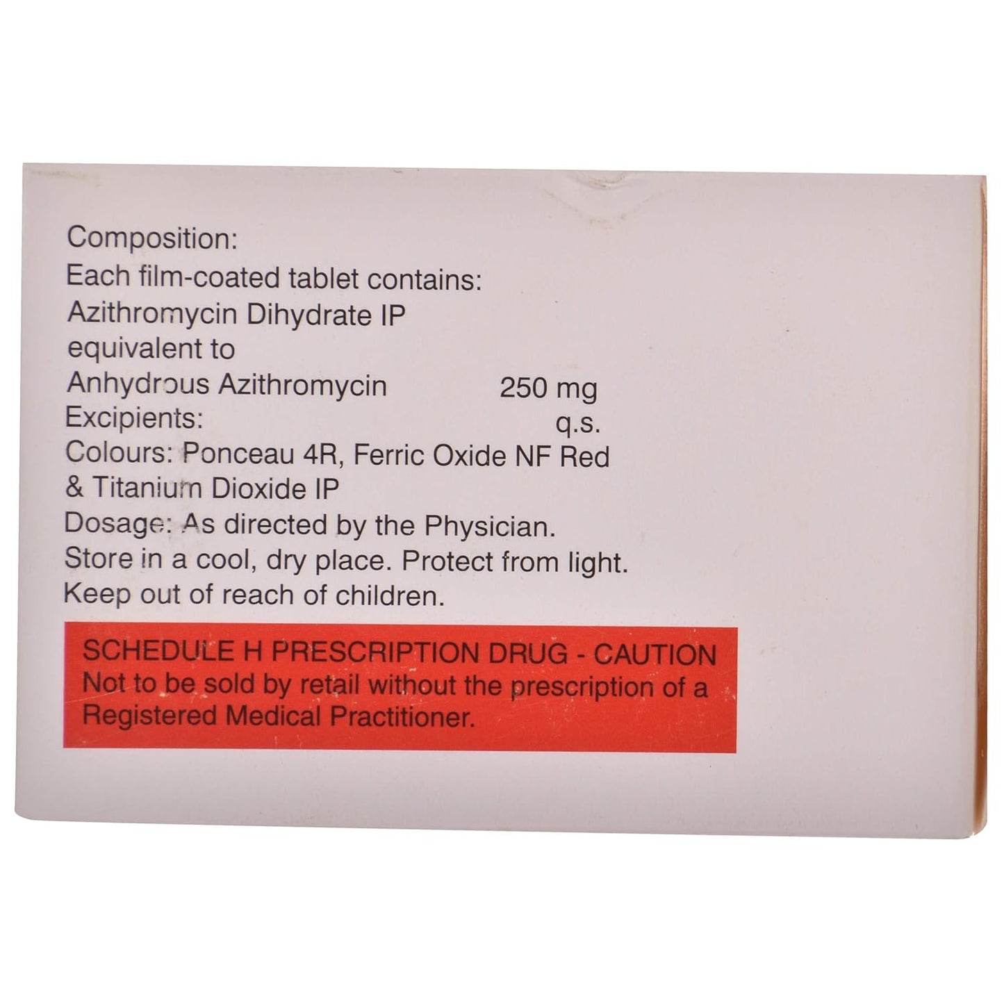 Azivent 250mg - Strip of 10 Tablets