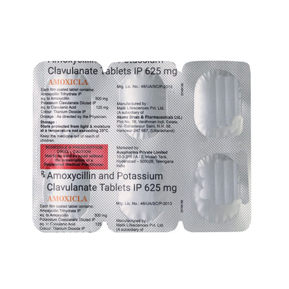 AMOXICLA 625MG (AUSPHARMA) - Strip of 6 Tablets