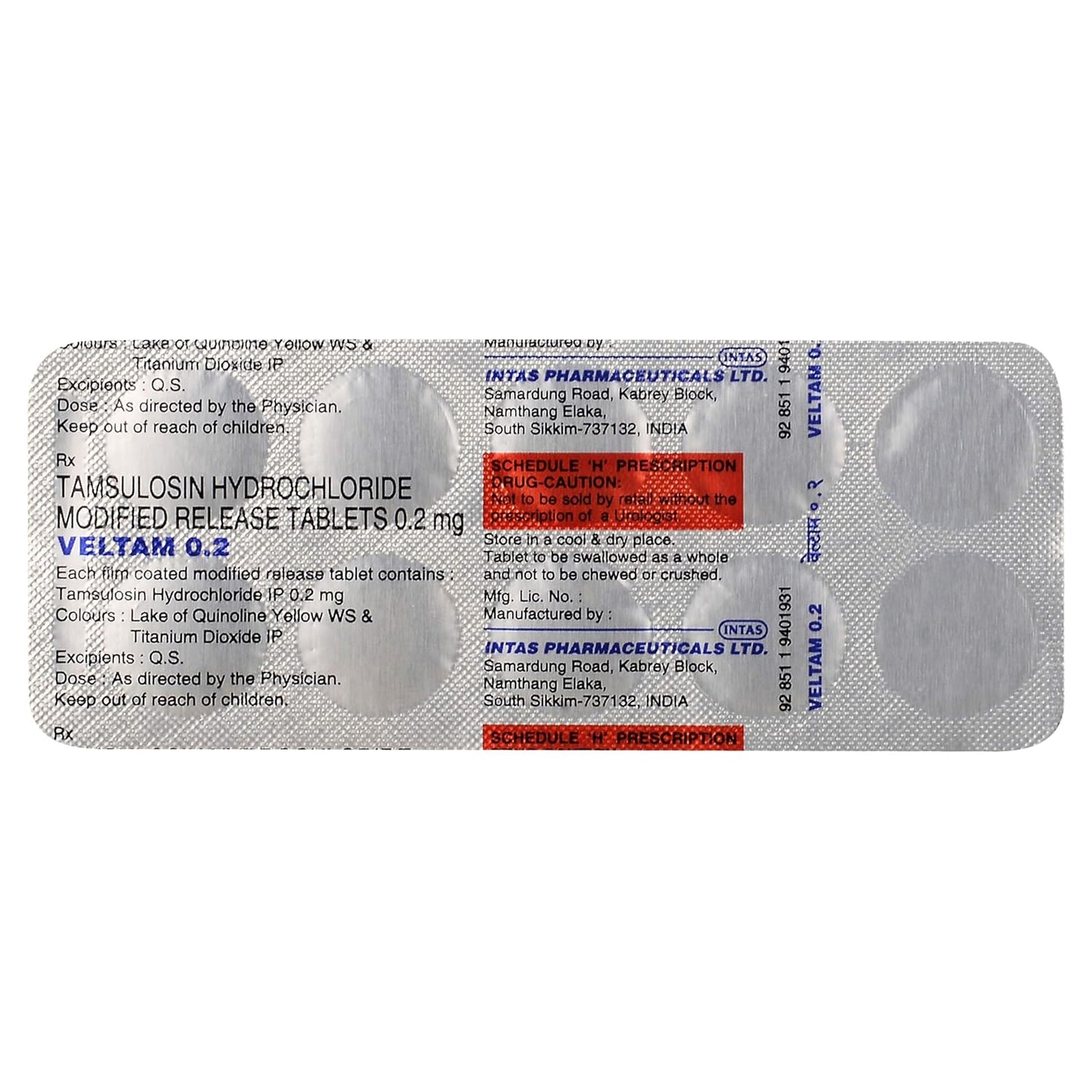 VELTAM 0.2 - Strip of 10 Tablets