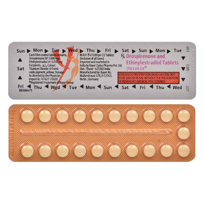 Yasmin - Strip of 21 Tablets