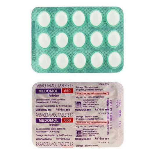 Medomol 650 - Strip of 15 Tablets