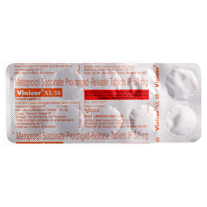 Vinicor XL 50 - Strip of 10 Tablets