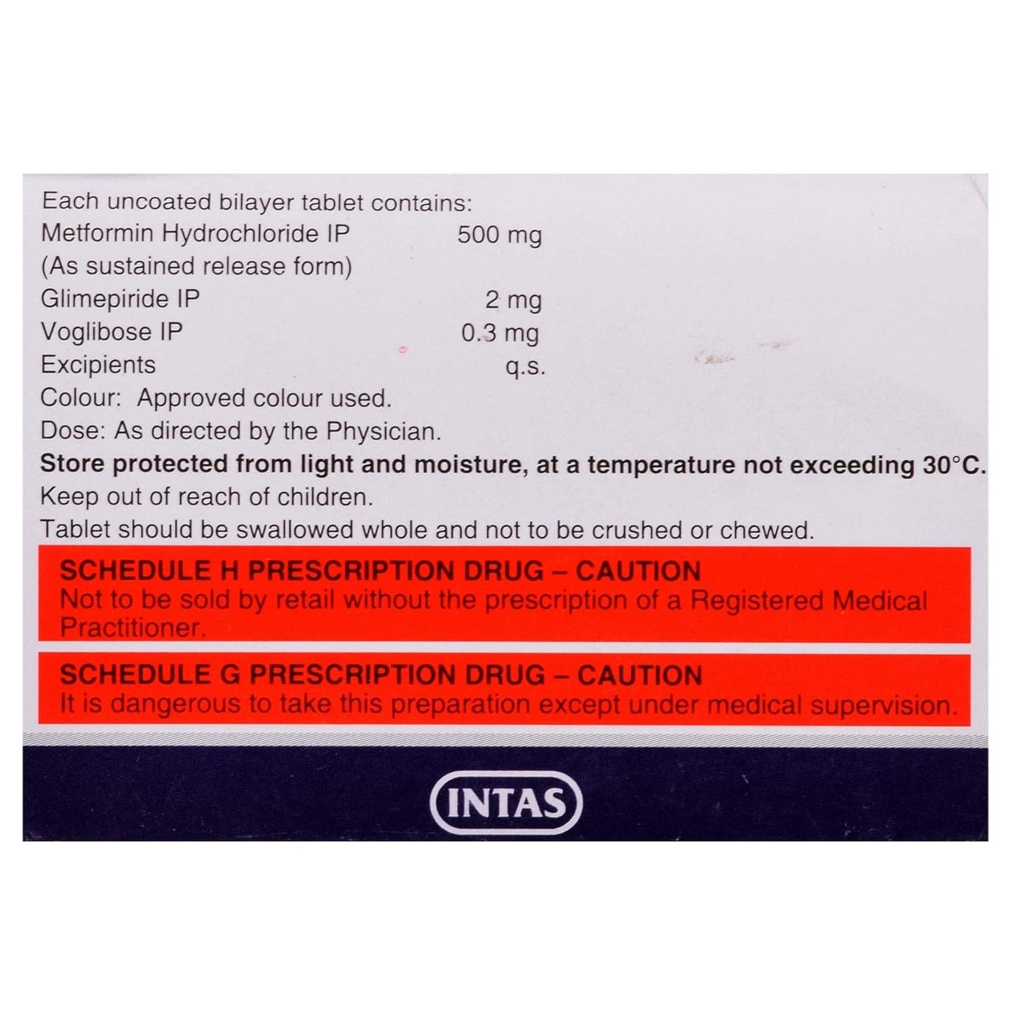 Zoryl MV 2/0.3 - Strip of 10 Tablets