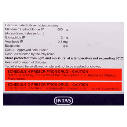 Zoryl MV 2/0.3 - Strip of 10 Tablets