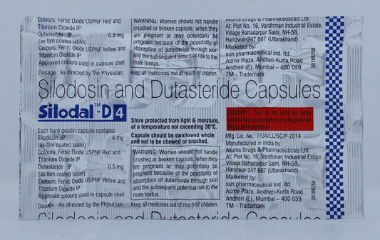 Silodal D 4 - Strip of 10 Capsules