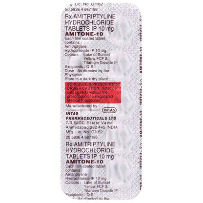 Amitone-10 - Strip of 10 Tablets