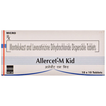 Allercet M Kid - Strip of 10 Tablets