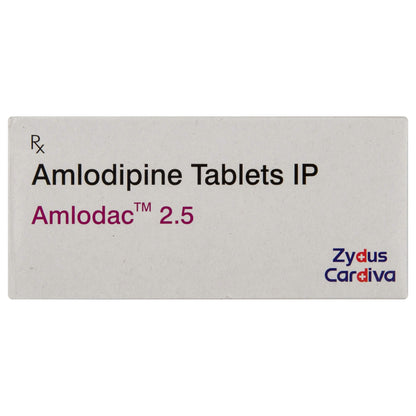 Amlodac 2.5 - Strip of 30 Tablets