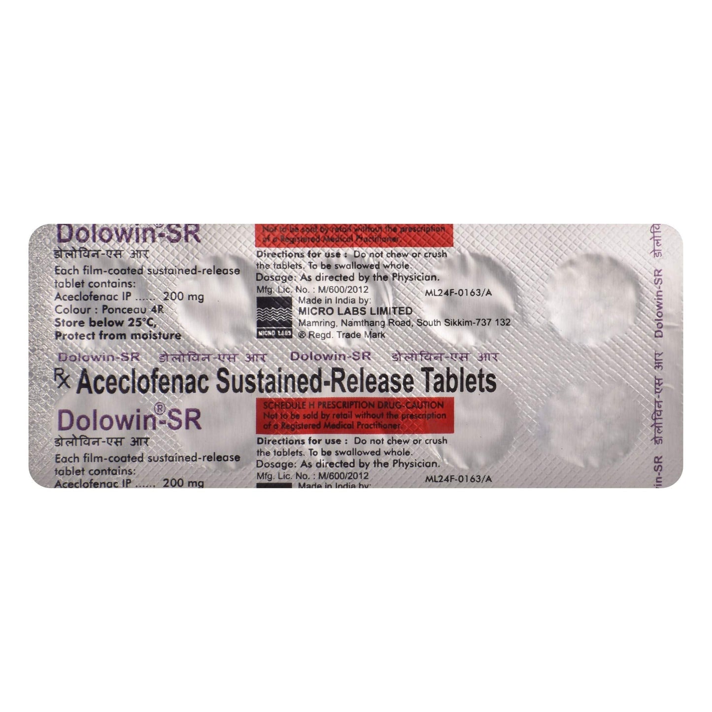 Dolowin SR - Strip of 10 Tablets