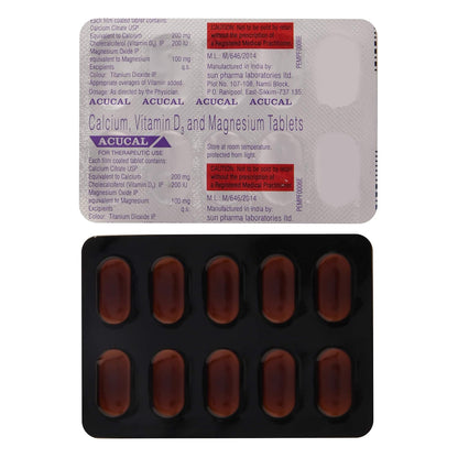 Acucal - Strip of 10 Tablets