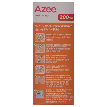 Azee - Bottle of 200 mg Dry Syrup