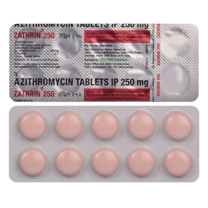 Zathrin 250 - Strip of 10 Tablets