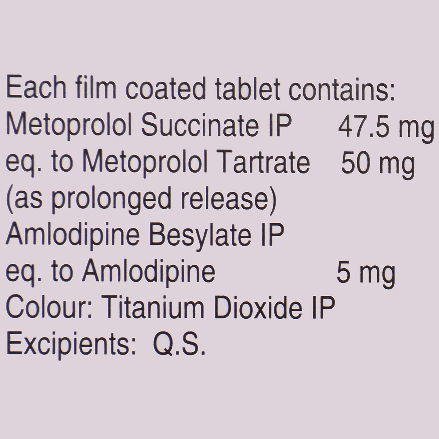 Amtas-M-50 - Strip of 15 Tablets