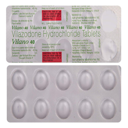 Vilano 40 - Strip of 10 Tablets