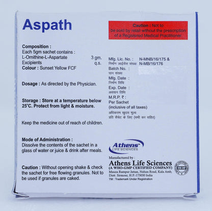 Aspath - Pack of 5g Sachet