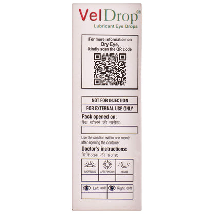 Vel Drop - Bottle of 10 ml 0.5% w/w Eye Drops