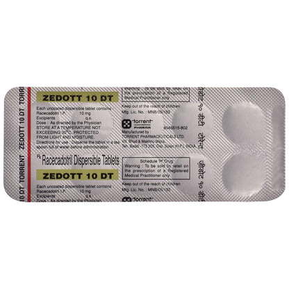 Zedott 10 DT - Strip of 10 Tablets