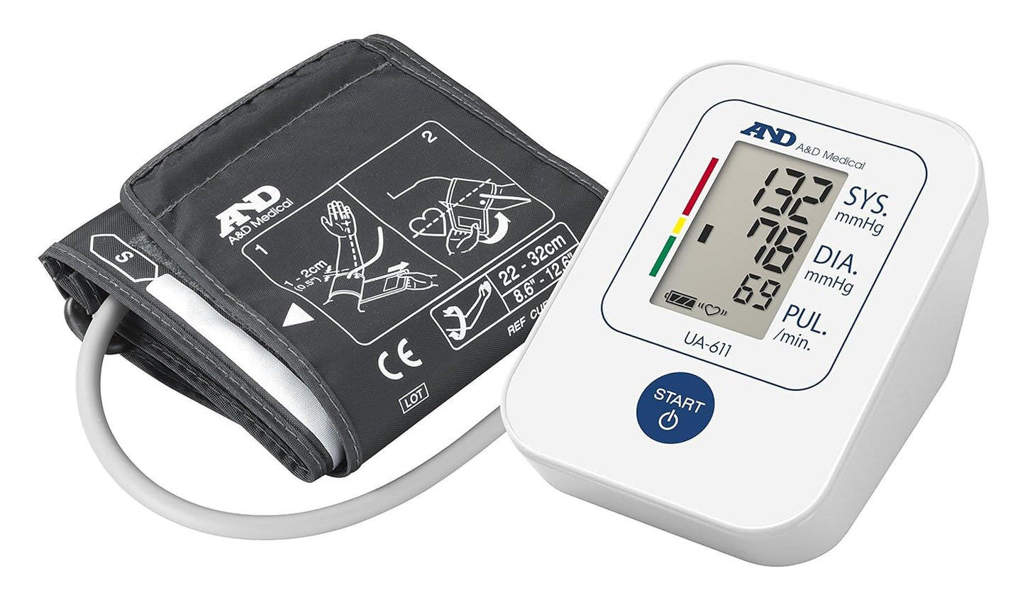 And Ua-611 Blood Pressure Monitor (Multicolor)