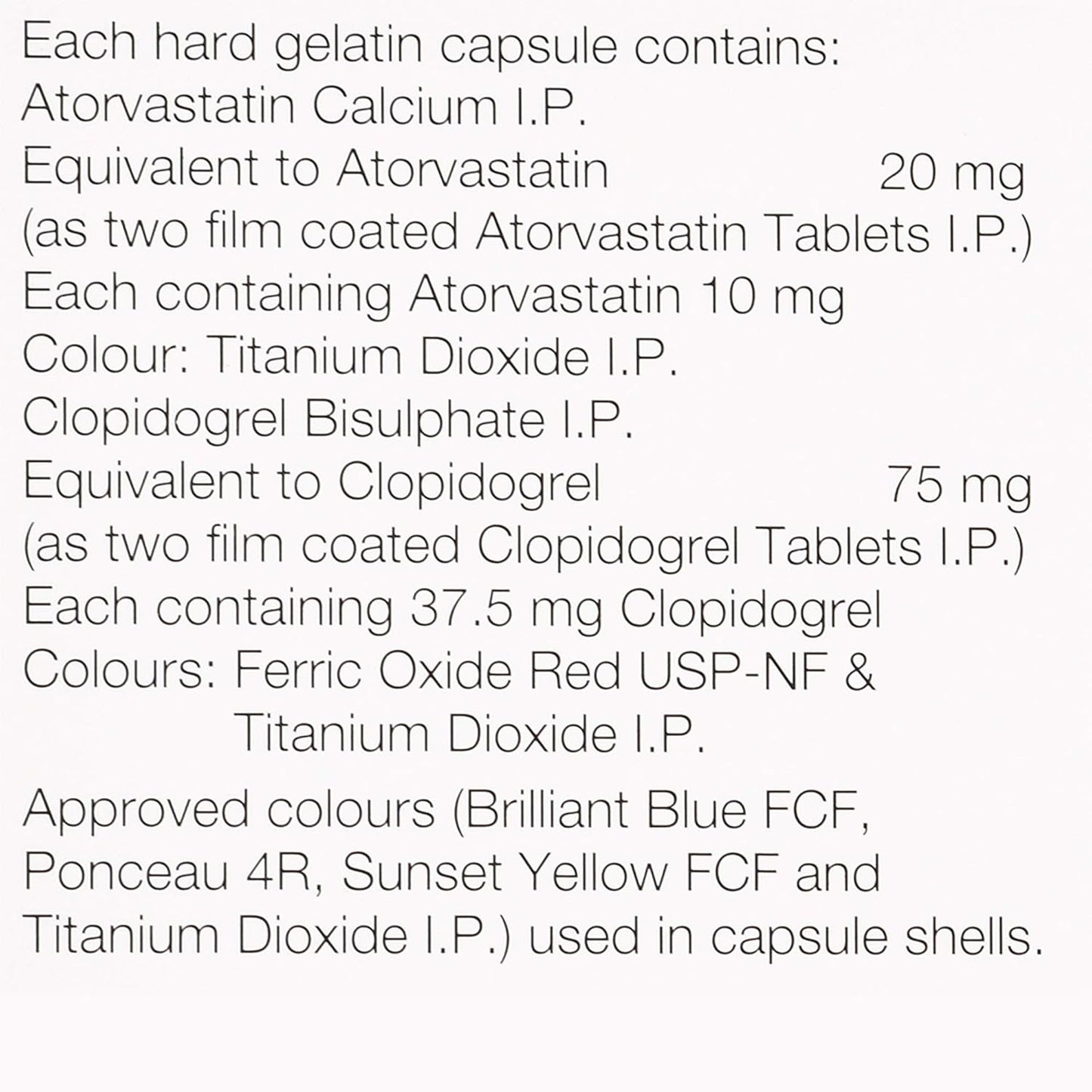 Stator CV 20 - Strip of 15 Capsules